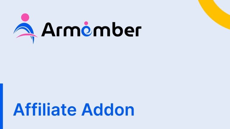 ARMember Individual Affiliate Addon