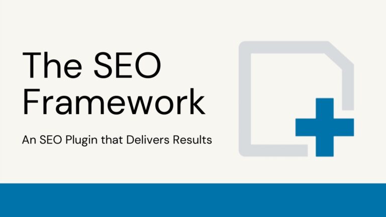 The SEO Framework [pozycjonowanie i optymalizacja] + 7999 WTYCZEK WORDPRESS