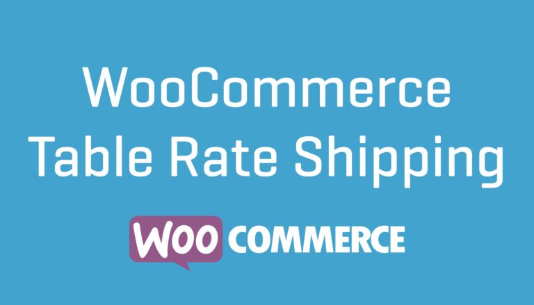 WooCommerce Table Rate Shipping [reguły wysyłki]