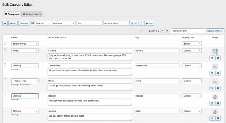 Bulk Category Editor for WooCommerce + 7999 WTYCZEK WORDPRESS