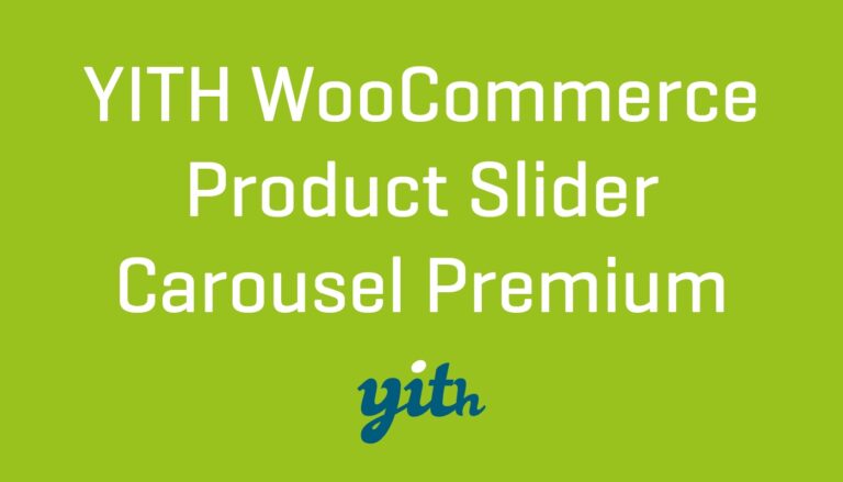 YITH WooCommerce Product Slider Carousel Premium