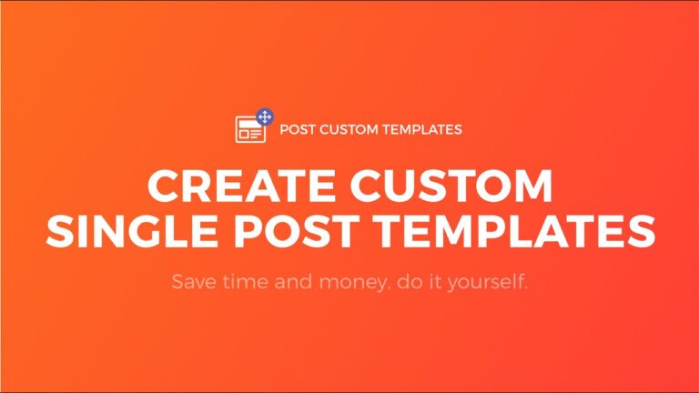 Post Custom Templates [nietypowe szablony wpisów]
