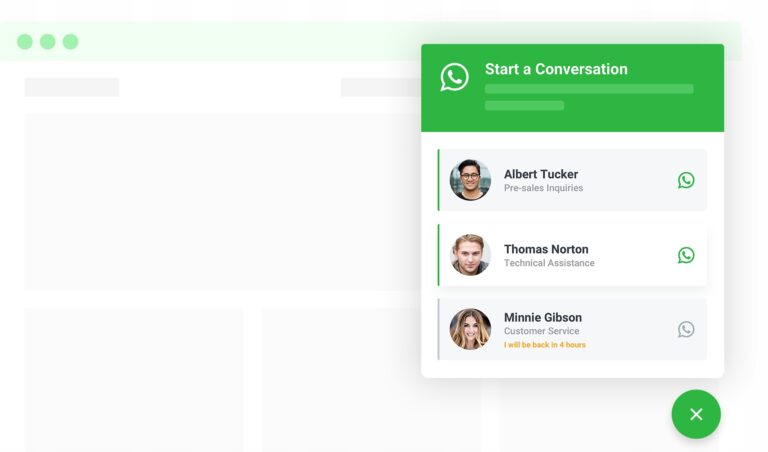 Czat WhatsApp WordPress | WTYCZKA DLA WORDPRESS | Natychmiastowa wysyłka