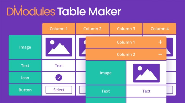 Divi Modules Table Maker [ładne tabele dla DIVI]