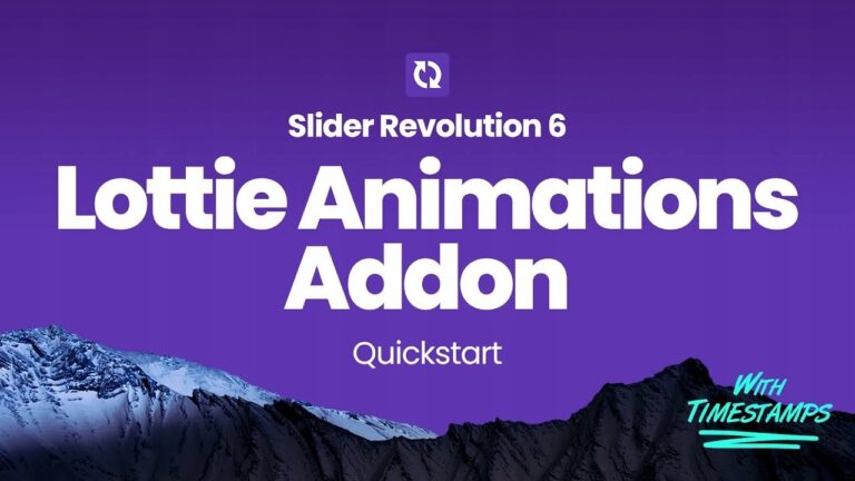 Slider Revolution Lottie [interaktywne grafiki]