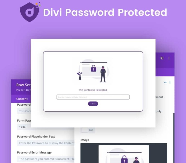 Divi Passwords Protected [dowolna sekcja na hasło]