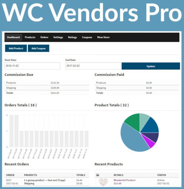 WC Vendors Pro [stwórz własny marketplace]