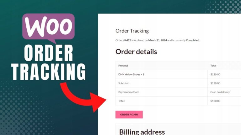 Order Tracking WooCommerce [śledzenie zamówień]