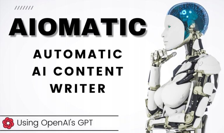 AIomatic Automatic AI Content Writer