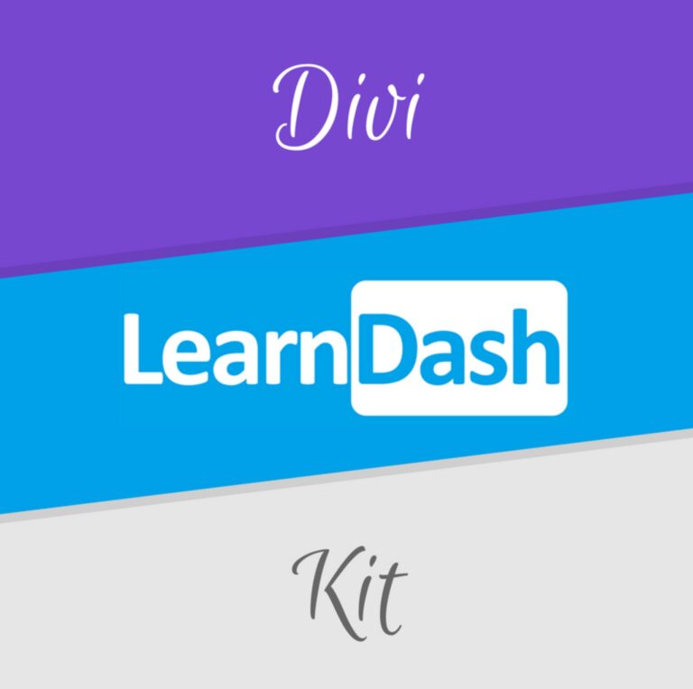 Divi LearnDash Kit | WTYCZKA WORDPRESS | integracja LearnDash Divi Builder