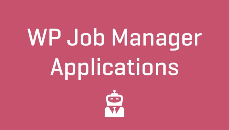 WP Job Manager Applications [rozszerzenie]