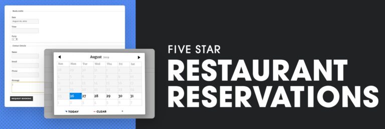 Five Star Restaurant Reservations [rezerwacje WP]