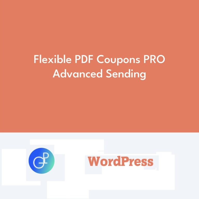 Flexible PDF Coupons PRO Advanced Sending [dodatek]
