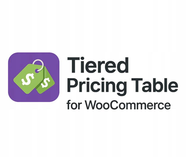 Tiered Pricing Table for WooCommerce PROGI CENOWE