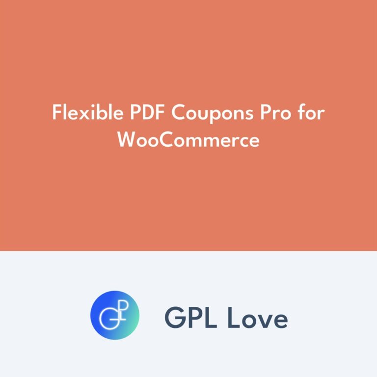 Flexible PDF Coupons Pro WooCommerce [kupony PDF]