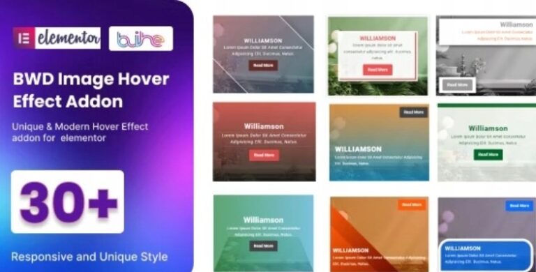 Exclusive Image Hover Effect Elementor + 7999 WTYCZEK WORDPRESS
