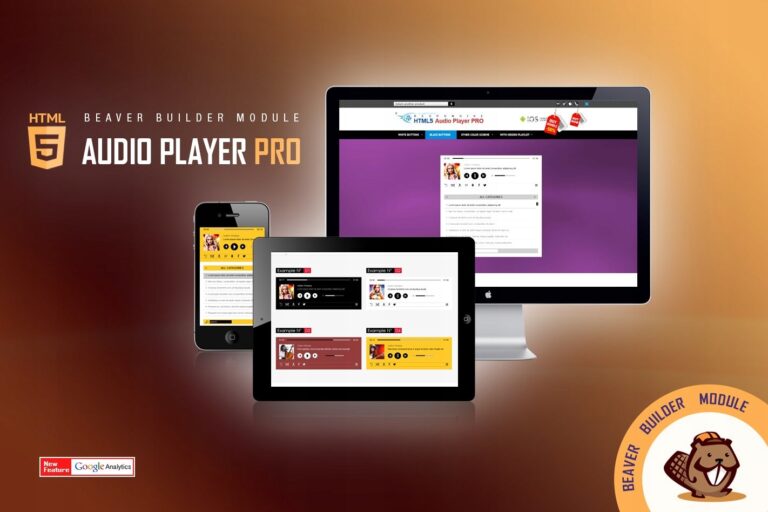 Audio Player Pro Beaver Builder [rozszerzenie]