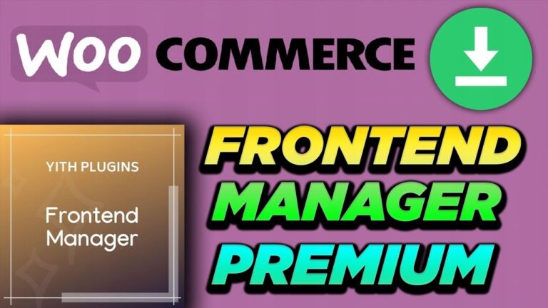 YITH Frontend Manager for WooCommerce Premium