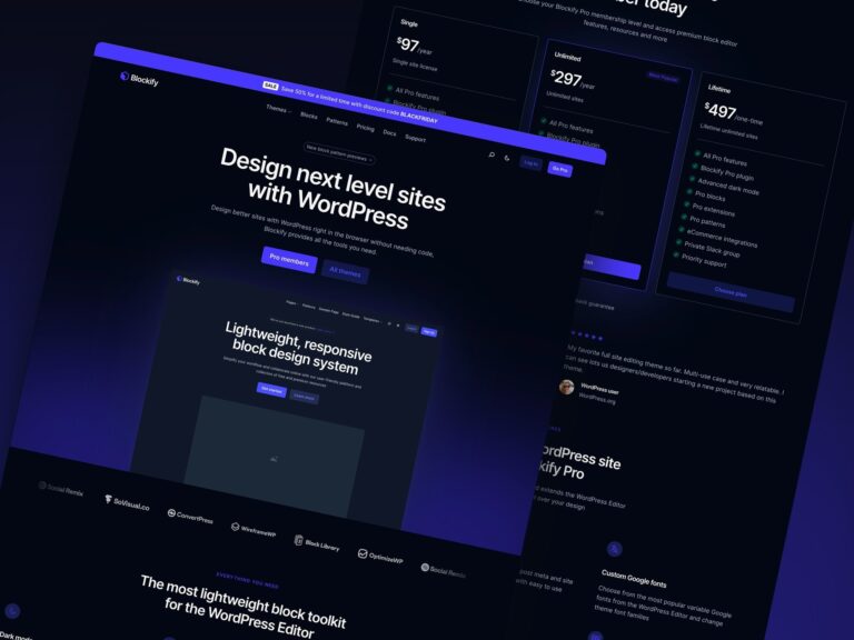 Blockify Pro [rozszerzenie dla wtyczki Blockify]
