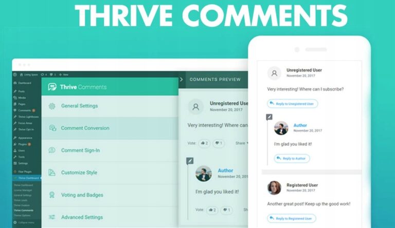 Thrive Comments [zmienia standardowe komentarze]