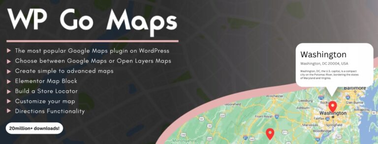 WP Go Maps Google Maps [proste osadzanie map]