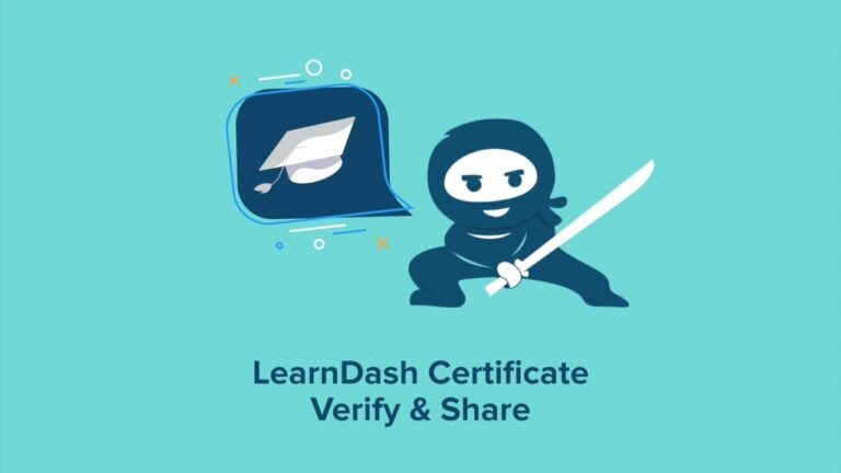 LearnDash Certificate Verify and Share | DODATEK do wtyczki WP
