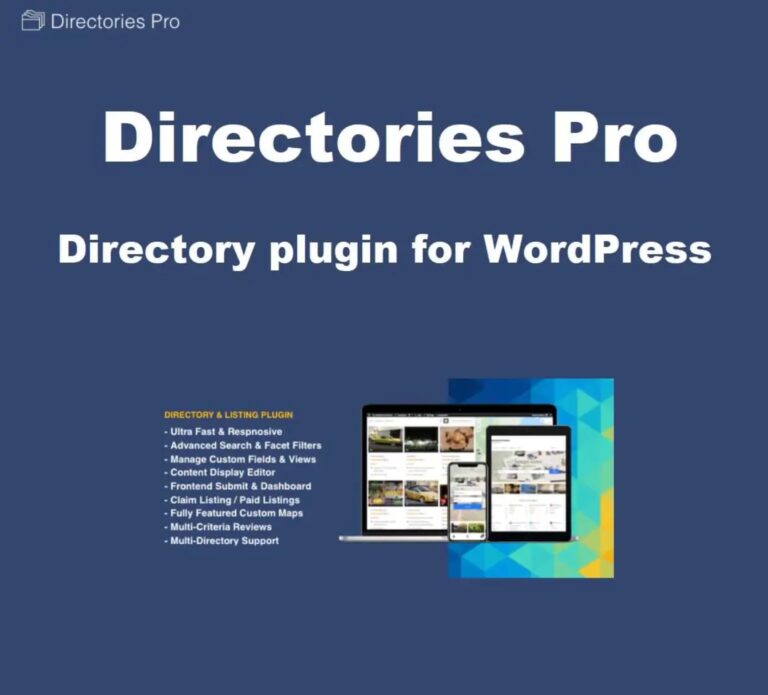 Directories PRO + wtyczki i rozszerzenia PREMIUM + 7999 WTYCZEK WORDPRESS
