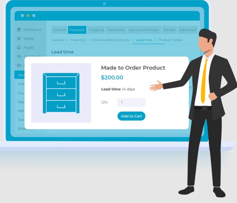 WooCommerce Lead Time [czas oczekiwania na produkt]+ 7999 WTYCZEK WORDPRESS