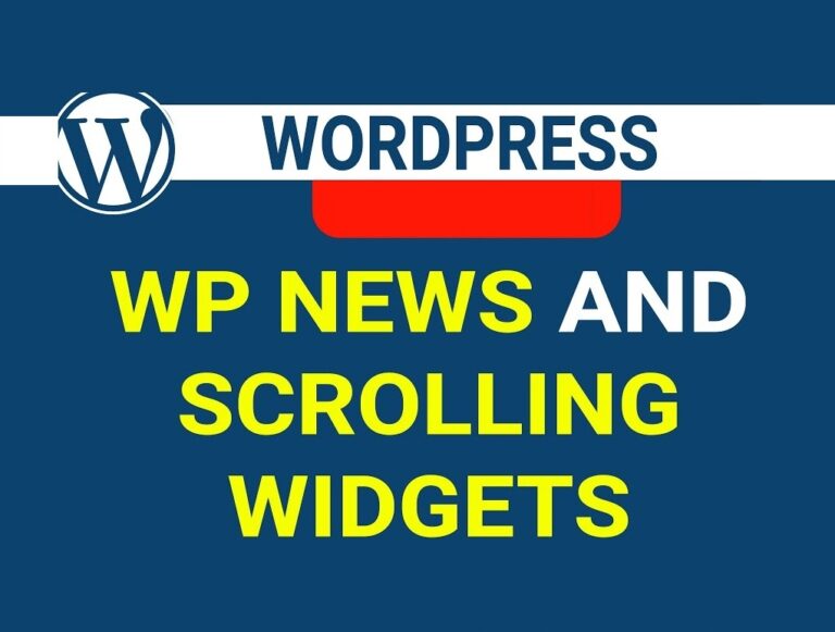 WP News and Scrolling Widgets Pro [sekcje]