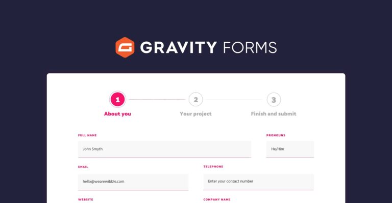 Gravity Forms [wszechstronny kreator formularzy]