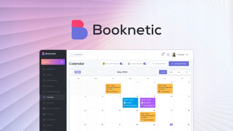Booknetic + 17 dodatków | ZESTAW WTYCZEK WORDPRESS | Zarządzaj Rezerwacjami