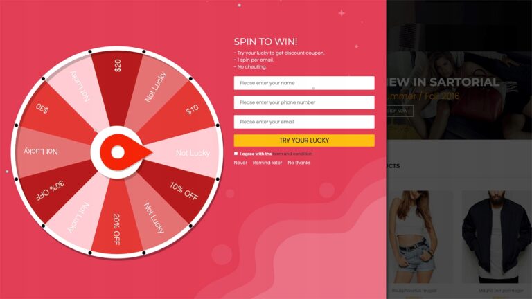 Spin Wheel For WooCommerce [koło fortuny na stronę]