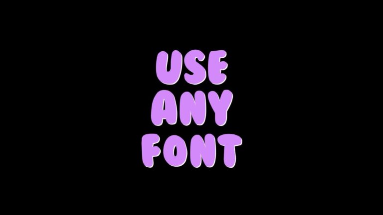 Use Any Font [dowolne czcionki na stronie]