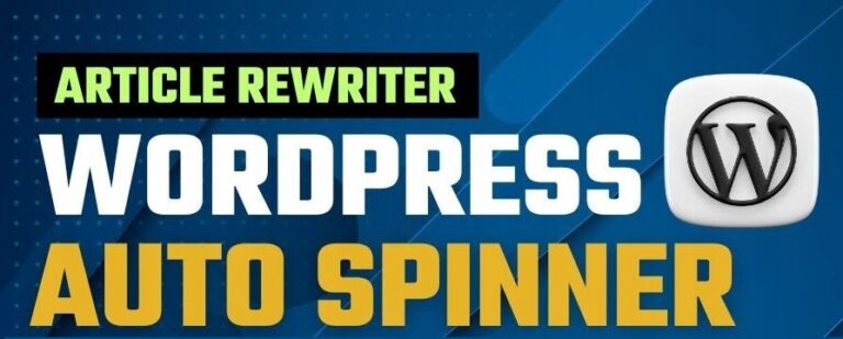 WordPress Auto Spinner Articles Rewriter