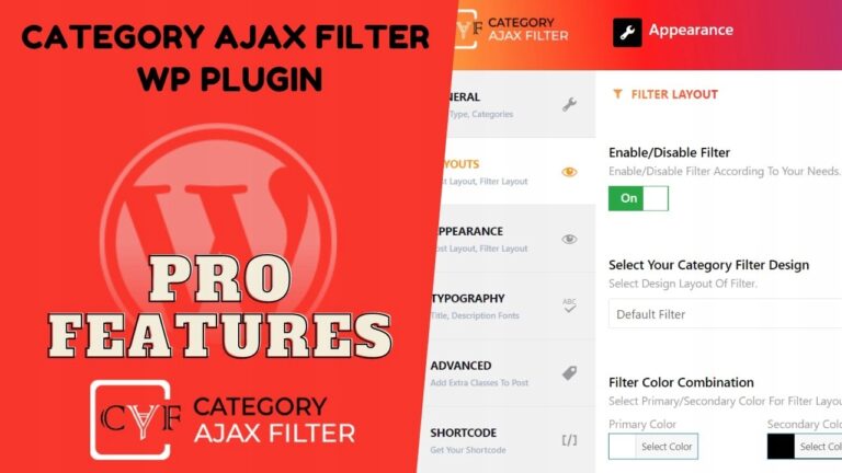 Category Ajax Filter PRO [dynamiczne filtrowanie]