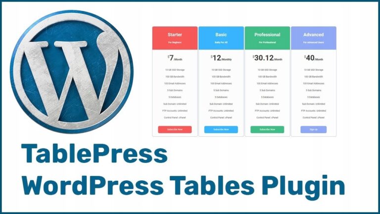 TablePress Premium [piękne tabele we wpisach]