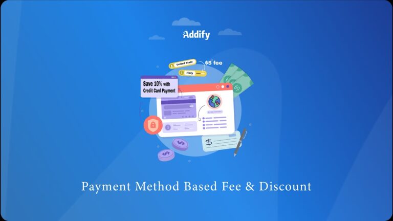 Payment Method Based Fee and Discounts