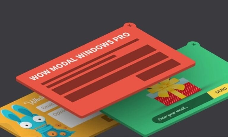 Wow Modal Windows Pro [konfigurowanie popupów] + 7999 WTYCZEK WORDPRESS