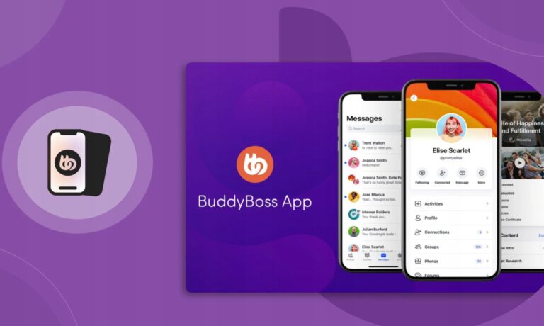 BuddyBoss App [twoja społeczność w wersji mobilnej]