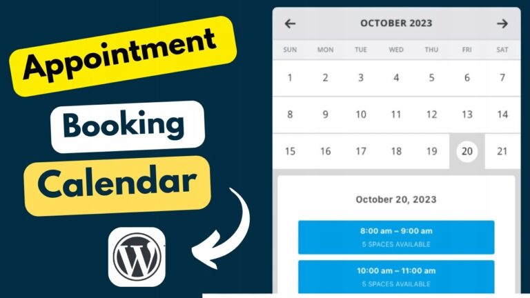 QuickCal Appointment Booking Calendar WordPress