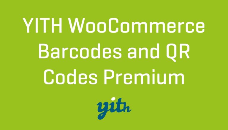 YITH Woocommerce Barcodes and QR Codes Premium