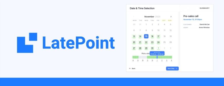Latepoint Pro Features [odblokuj pełen potencjał]