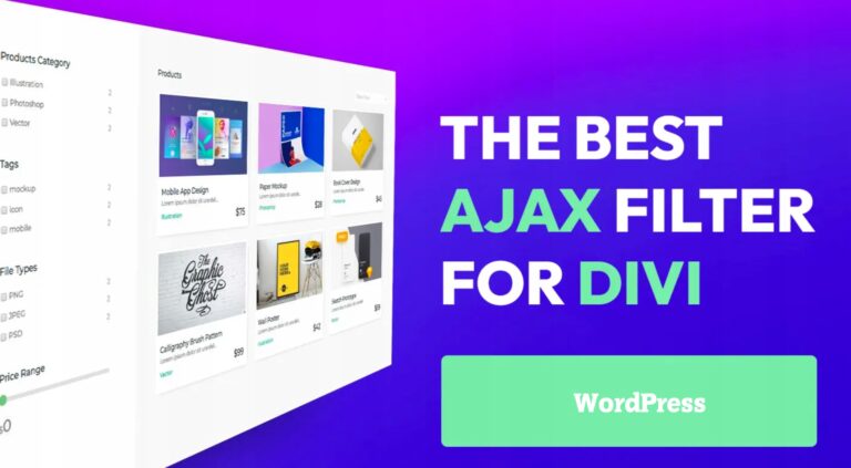 Divi Ajax Filter Plugin [interaktywne filtry AJAX]