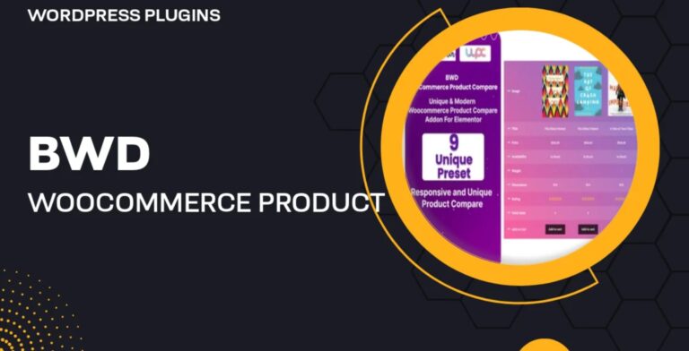 BWD WooCommerce Product Compare Elementor