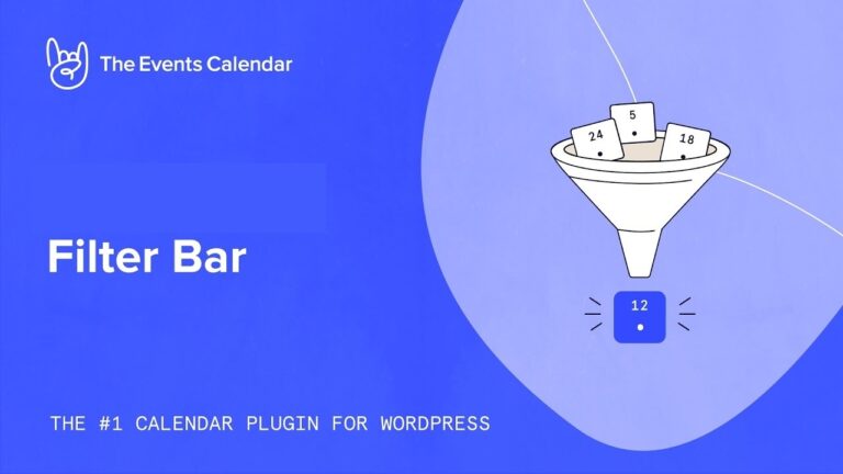 The Events Calendar Filter Bar [filtrowanie]