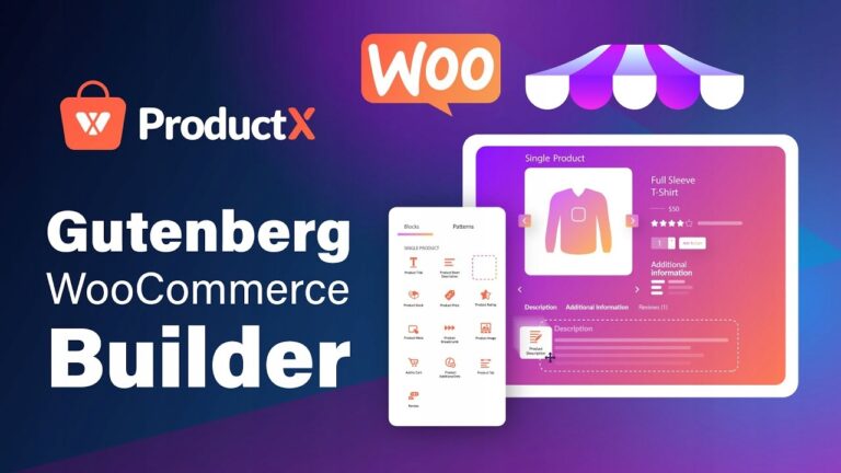 ProductX Pro Gutenberg Block WooComerce [bloki]