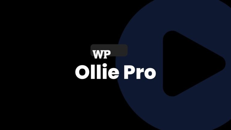 Ollie Pro Plugin [rozszerzenie dla motywu OLLIE]