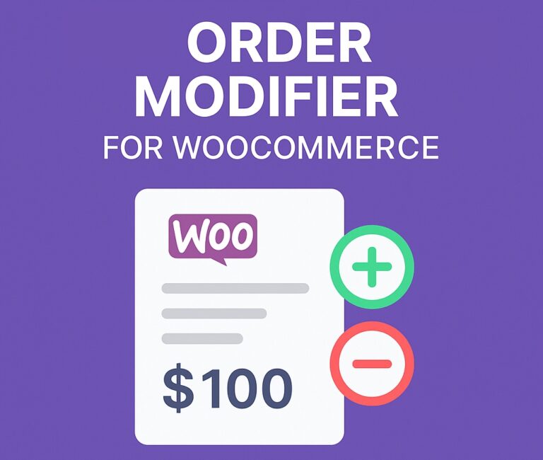 Admin Order Modifier WooCommerce [edycja zamówień]