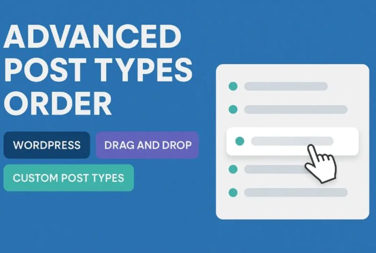 Advanced Post Types Order [sortowanie treści] + 7999 WTYCZEK WORDPRESS