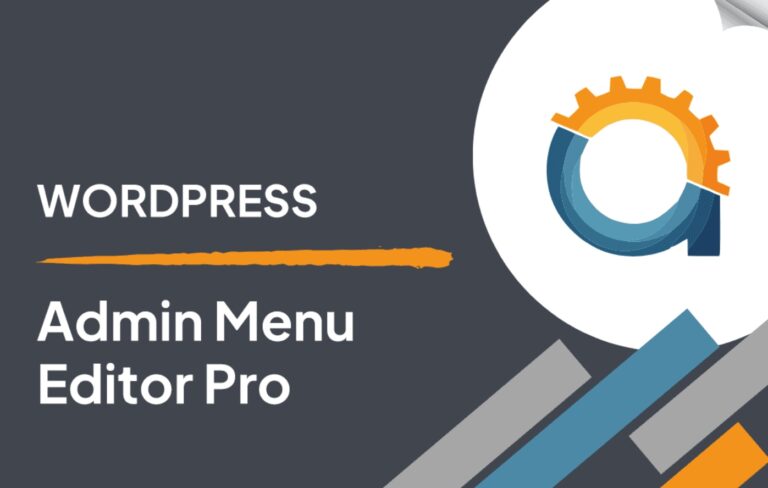 Admin Menu Editor Pro Plugin [edycja panelu admin]